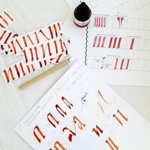 Automatic Pen calligraphy